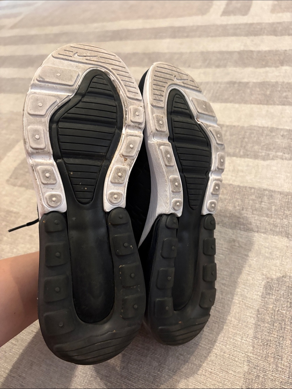 Nike Air Max 270 Women’s  -Black with White - Picture 7 of 7